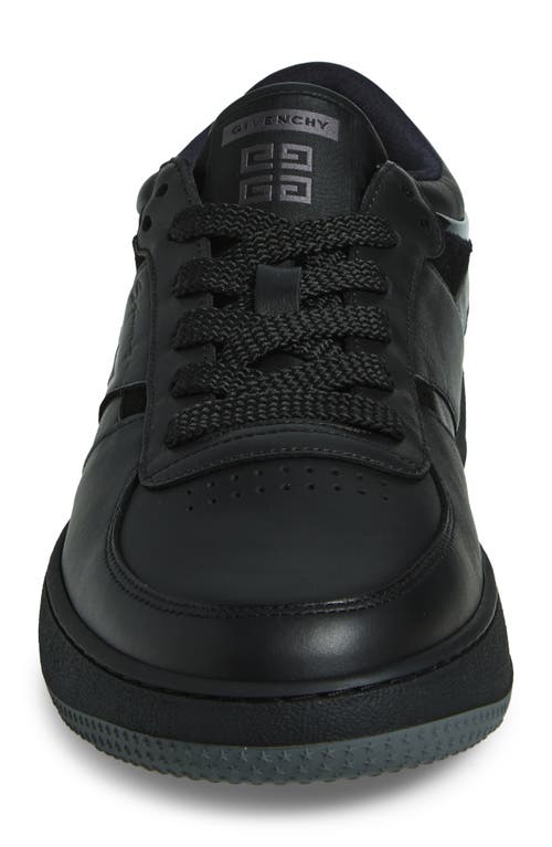 Givenchy G Move Low-top Sneakers In Calf Leather In Black