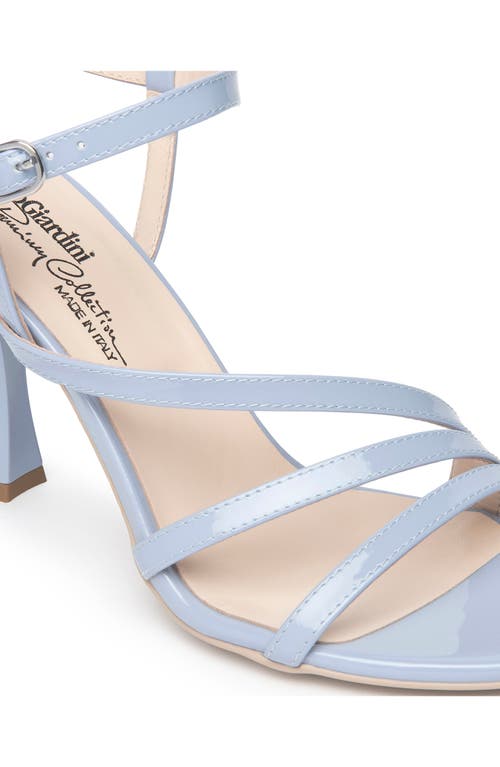 Nerogiardini Ankle Strap Sandal In Sky Blue
