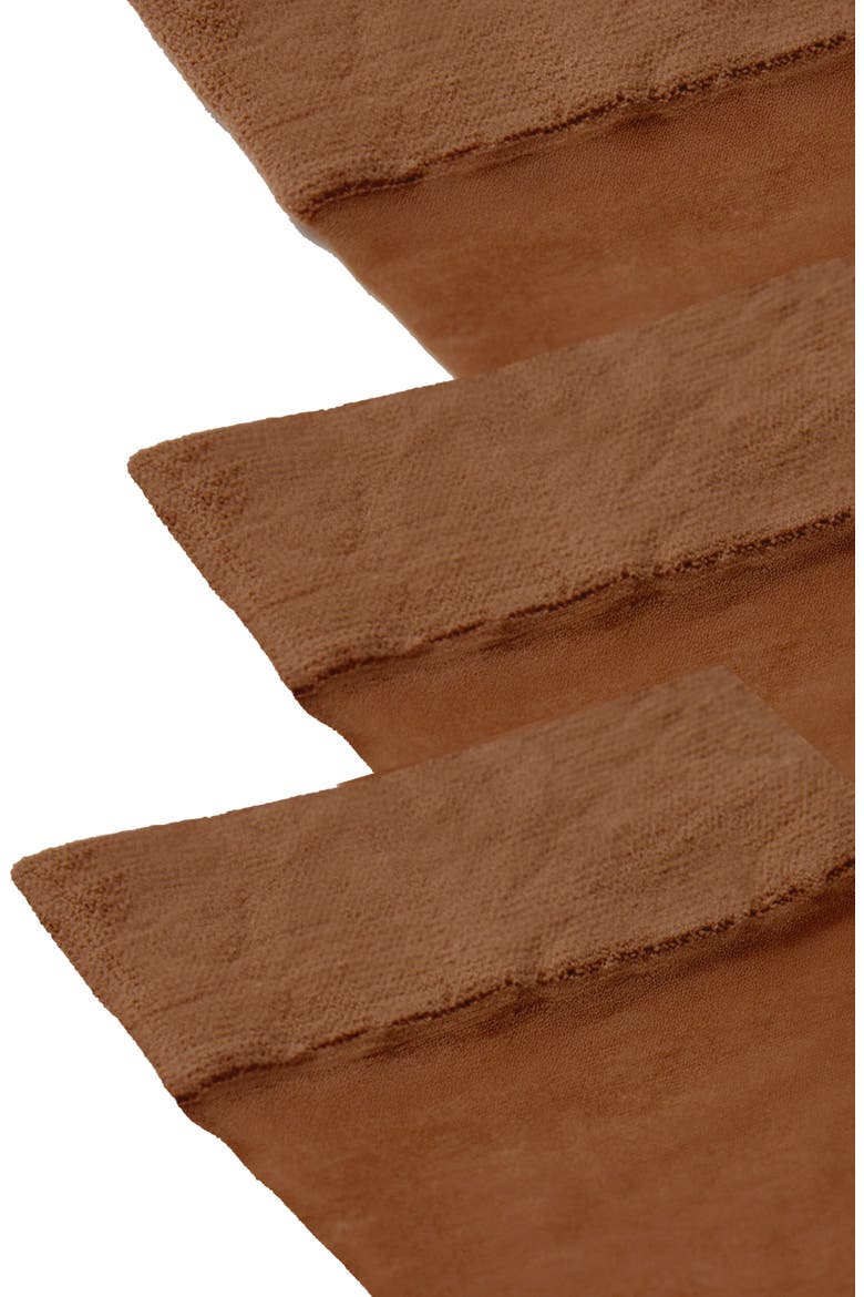 3-Pack Sheer Knee High Socks, Alternate, color, BROWN
