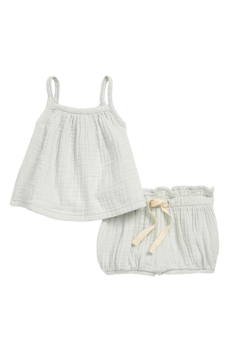 Nordstrom Cotton Gauze Camisole & Bloomers Set, Main, color, 