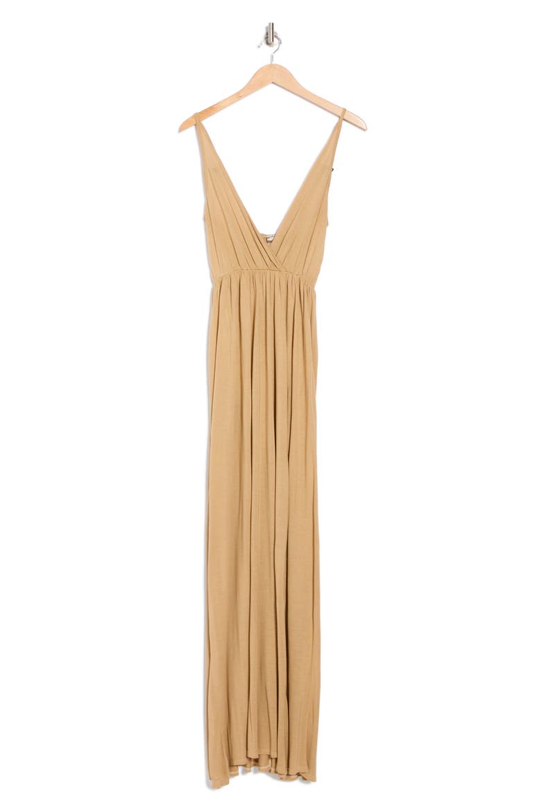 Empire Waist Maxi Dress, Alternate, color, COCOON