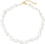 Untamed Petals Sea Breeze Freshwater Pearl Choker