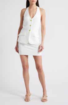 Rare London Halter Neck Suiting Minidress