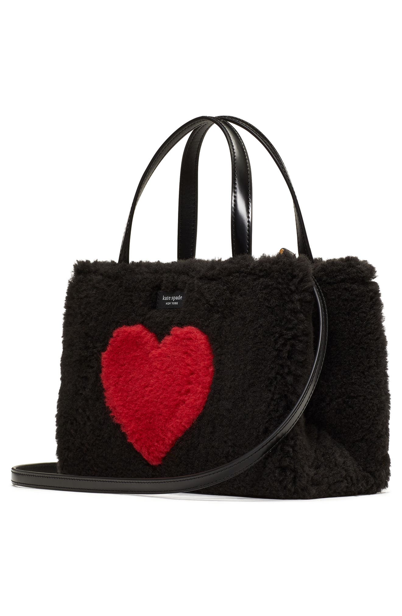 Kate Spade New York mini sam icon faux shearling tote (Women) | Nordstrom