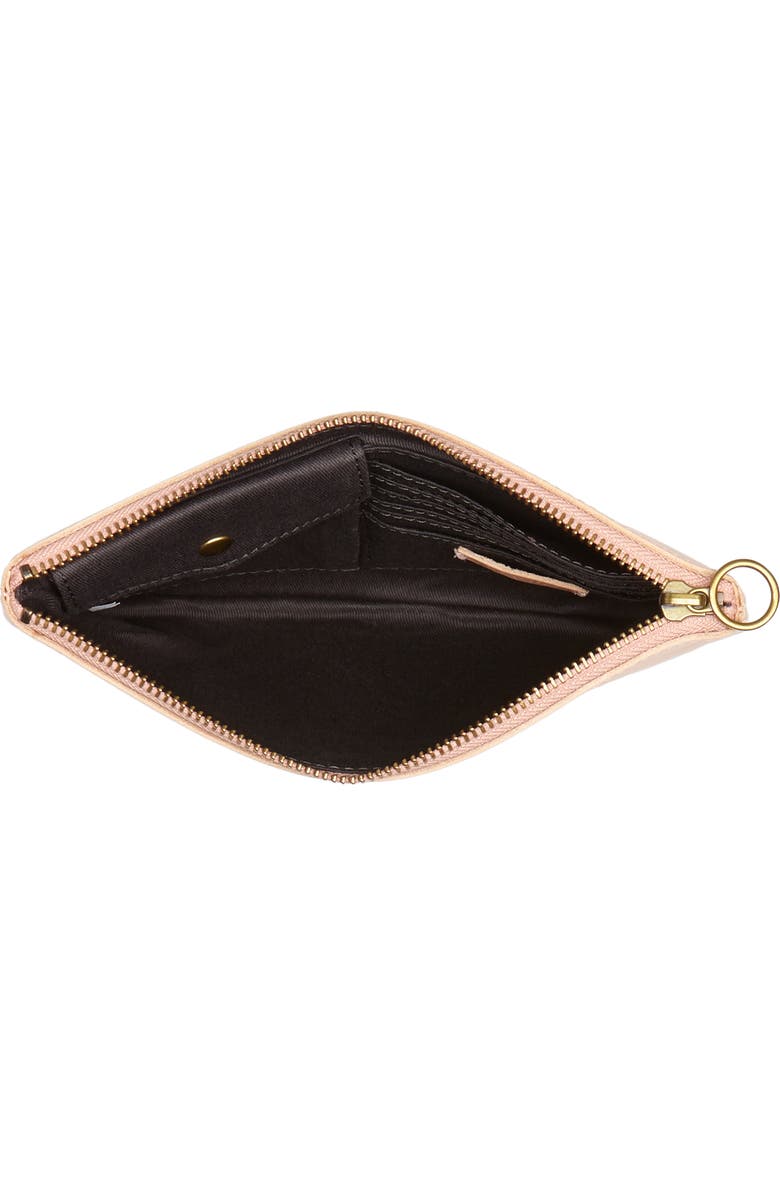 Madewell The Leather Pouch Clutch, Alternate, color,