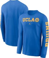 Jordan Brand Men's Jordan Brand  Blue UCLA Bruins Basketball Icon Two-Hit Long Sleeve T-Shirt