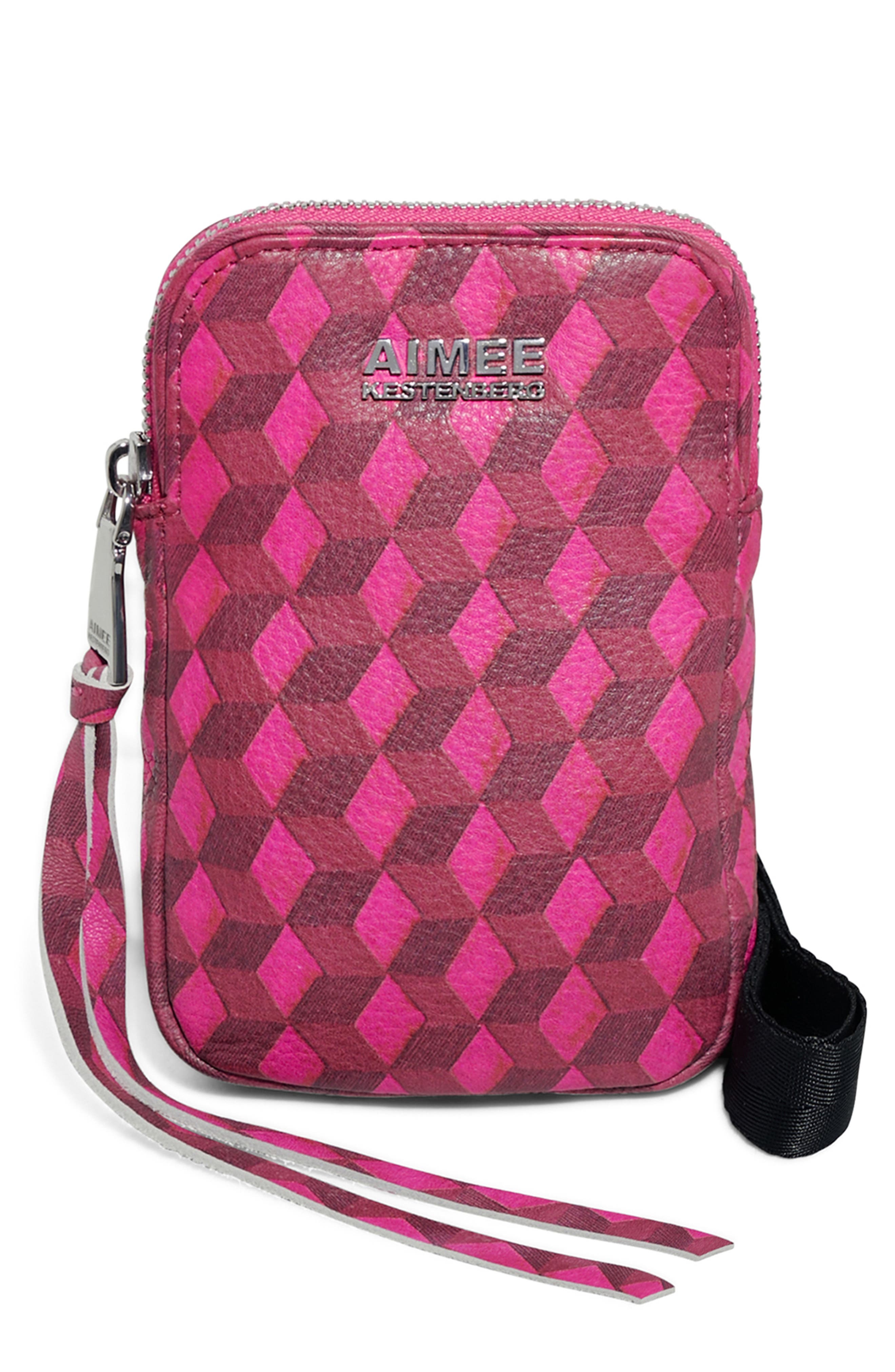 AIMEE KESTENBERG Capri Quilted Leather Crossbody Phone Bag