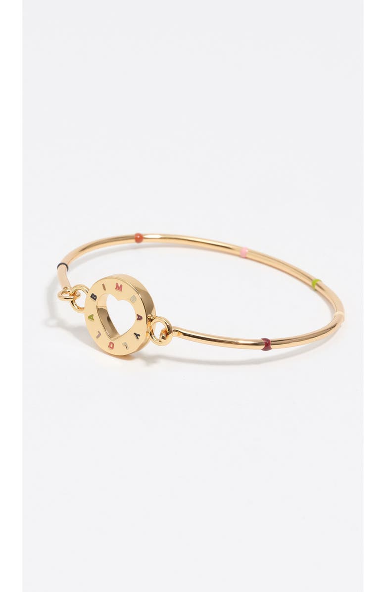 Bimba y Lola Logo Rigid Bracelet, Main, color, 