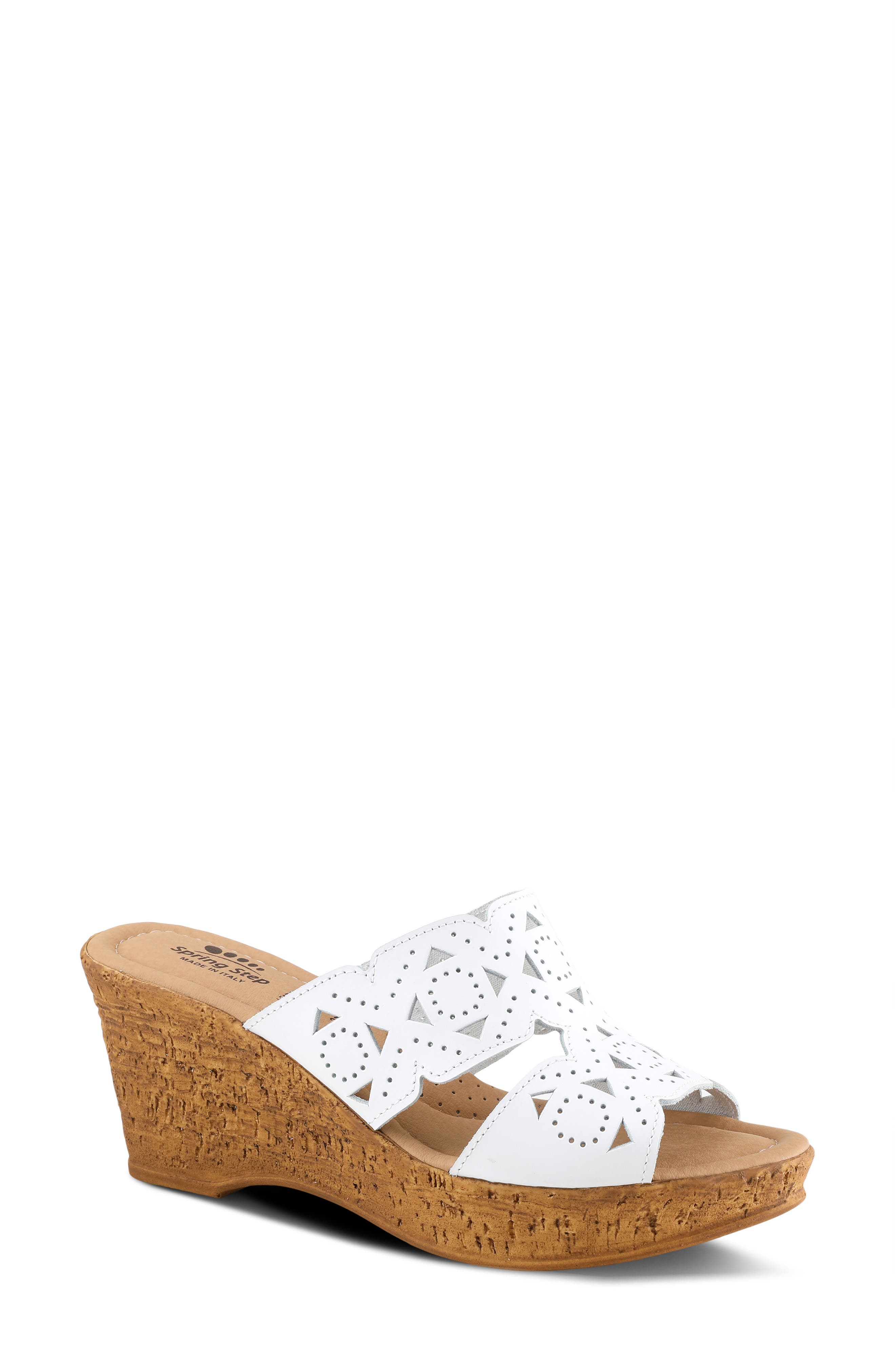 Flamyo Platform Wedge, Main, color, WHITE