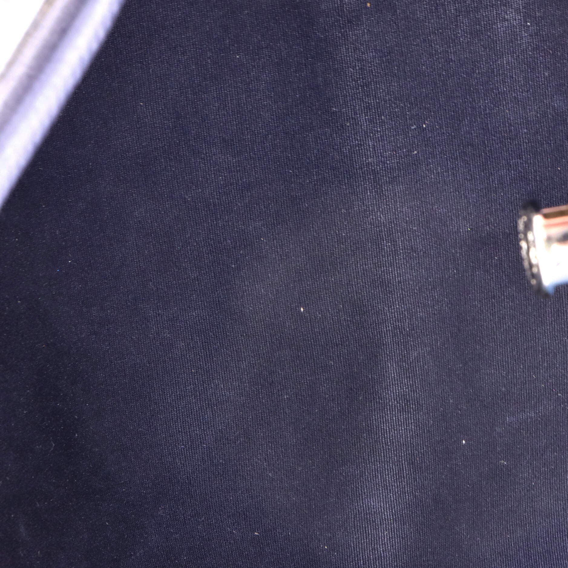 Pre-Owned Hermes Herbag Toile and Leather GM, Alternate, color, Bleu Indigo