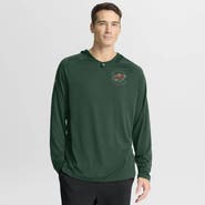 FANATICS Men's Fanatics Green Minnesota Wild Authentic Pro Rink Raglan Hoodie