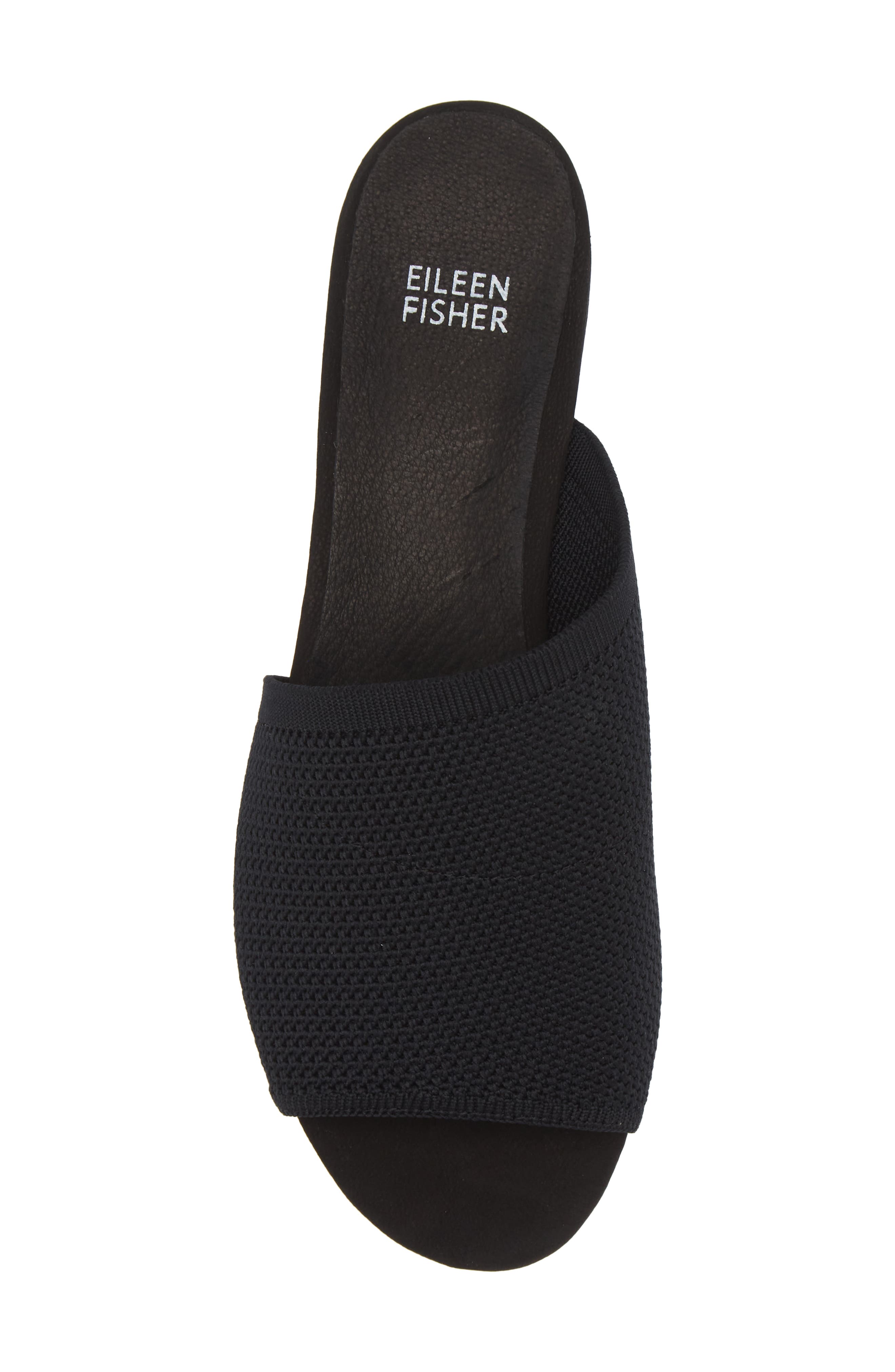 Eileen Fisher Noko Slide Sandal, Alternate, color, Black