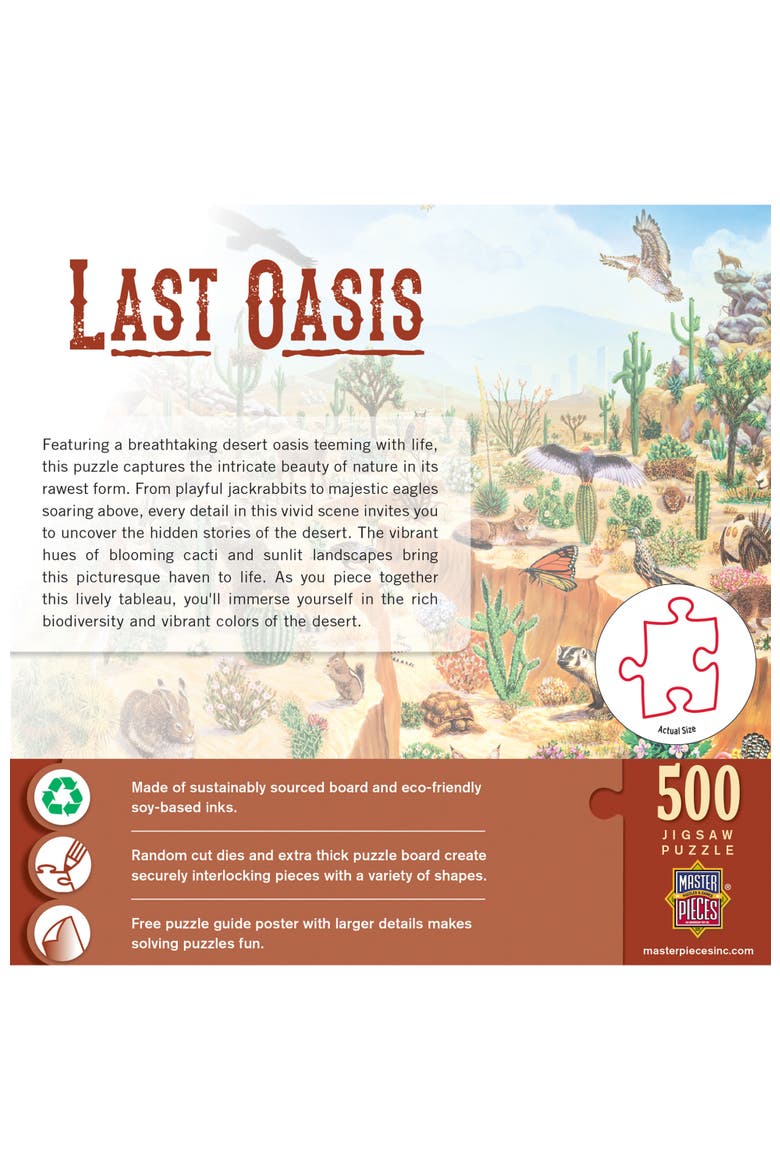 Last Oasis 500 Piece Jigsaw Puzzle, Alternate, color, Multicolor