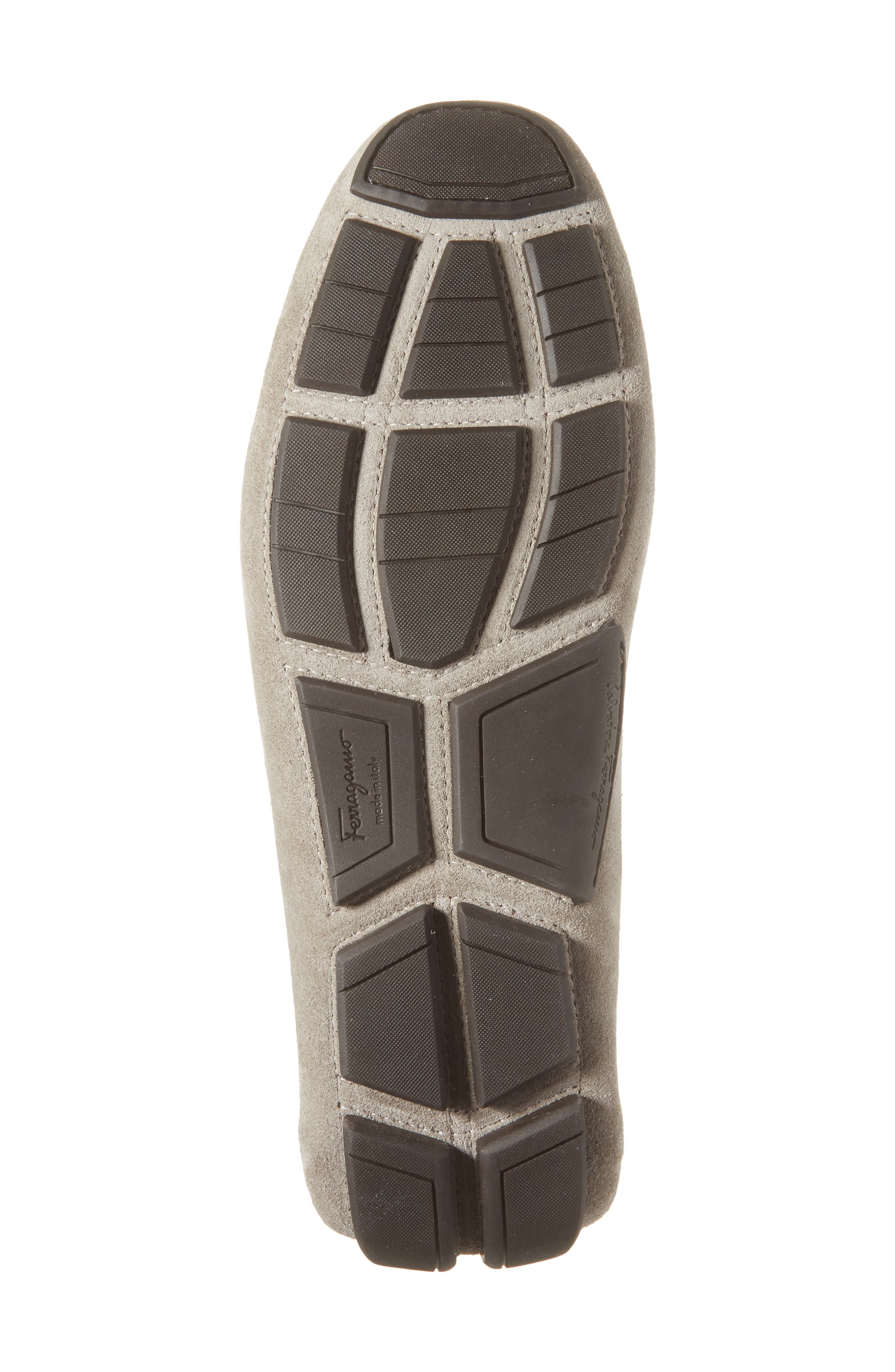 FERRAGAMO Byte Suede Driving Loafer, Alternate, color, 