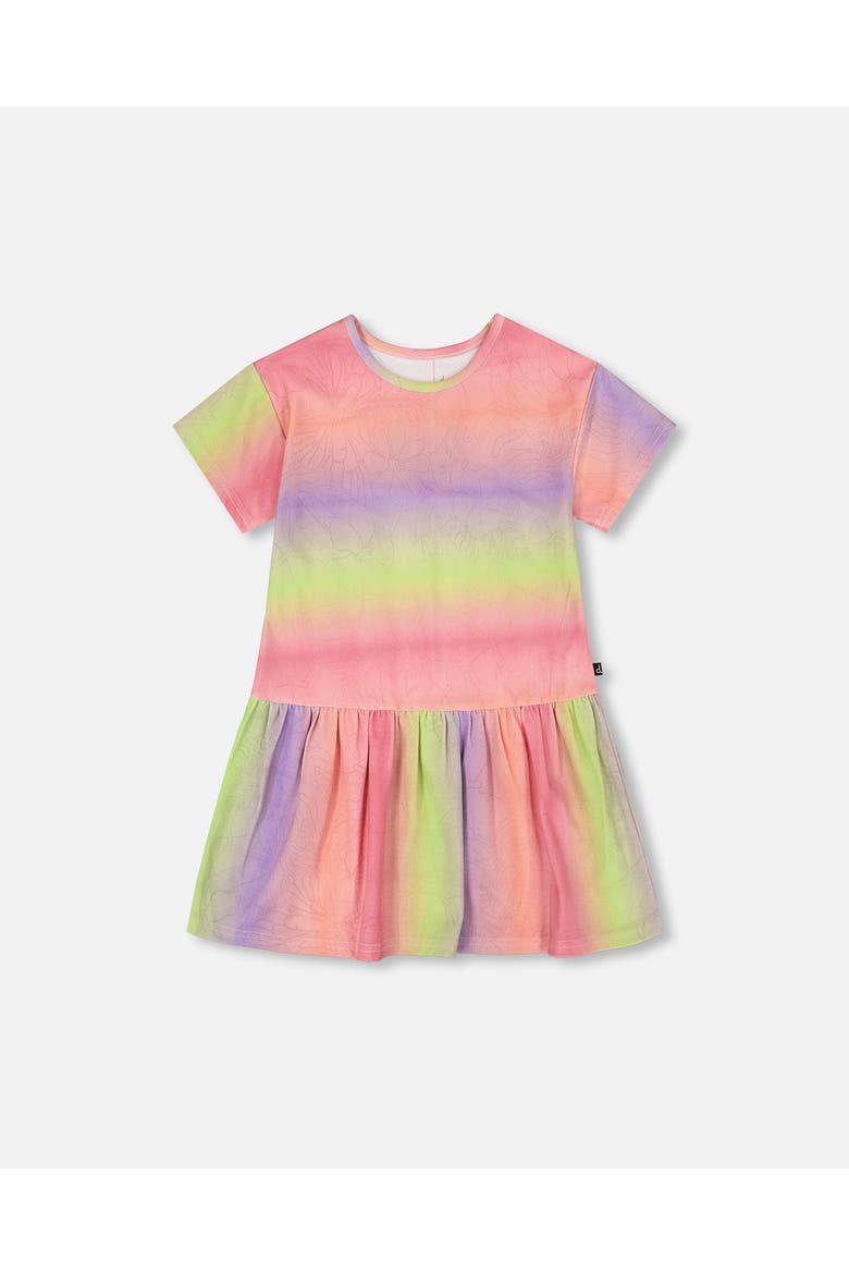 Jersey Dress with Heart Back Cut Out, Main, color, Multicolor