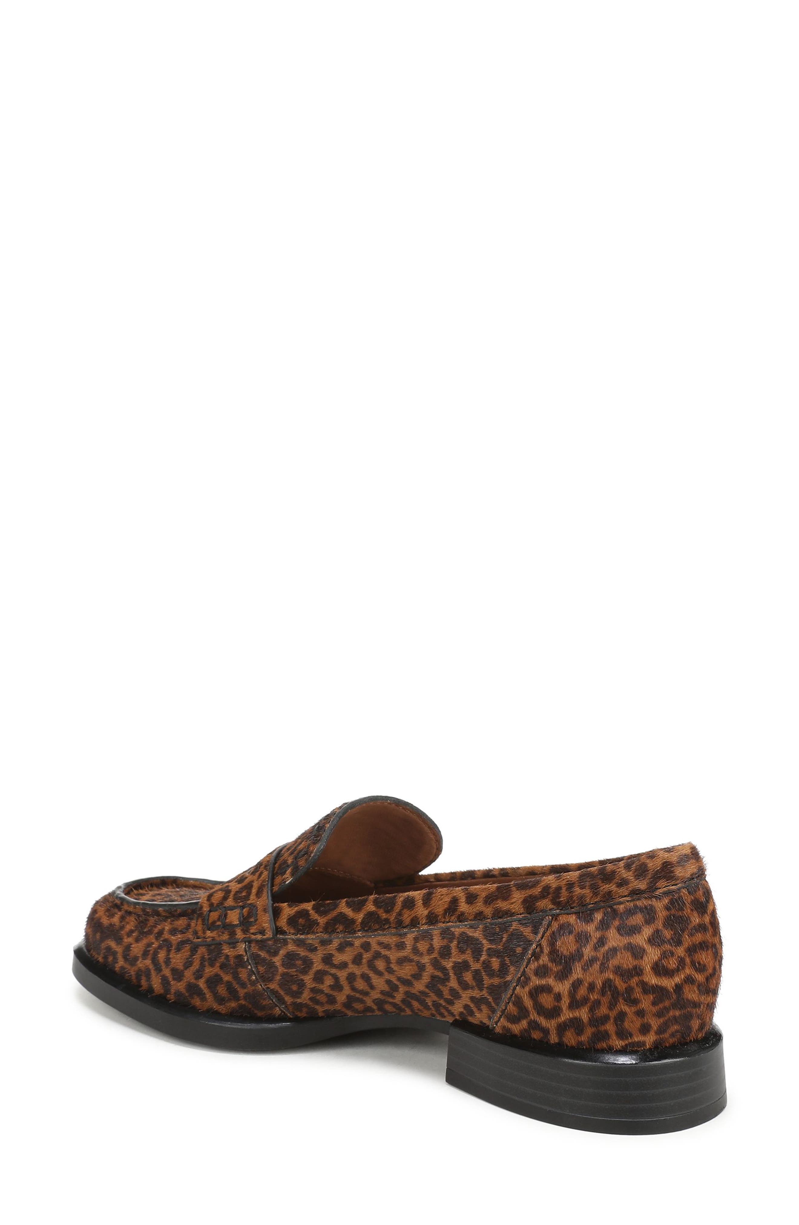 Haven Genuine Calf Hair Loafer, Alternate, color, DARK CHESTNUT