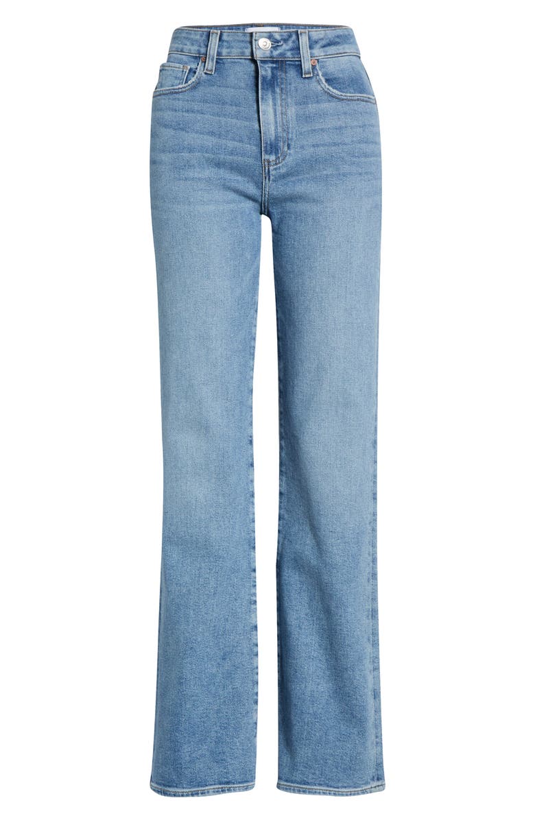 PAIGE Stevie High Waist Straight Leg Jeans, Main, color, Monte Carlo