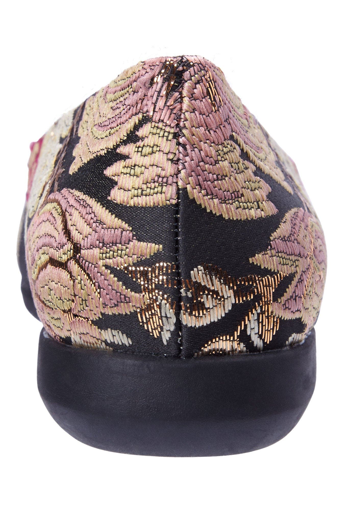 The Fay Slip On Flat, Alternate, color, FLORAL METALLIC