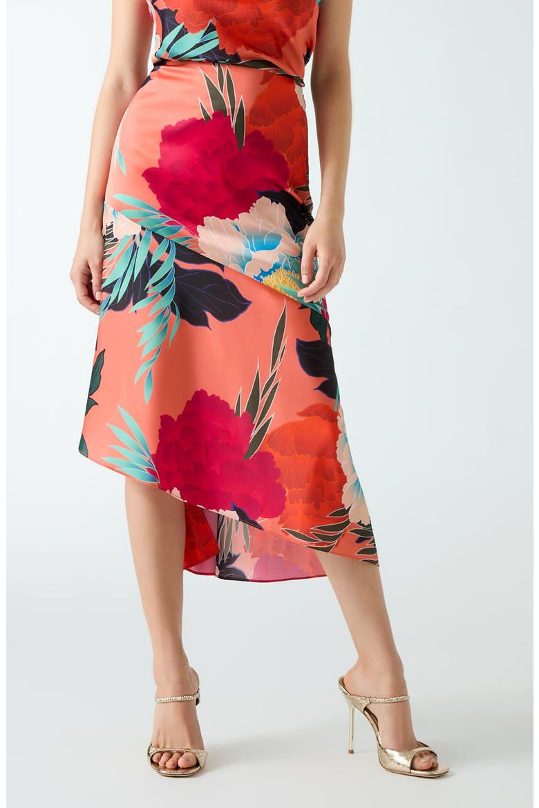 Roma Print Midi Skirt, Main, color, OPEN