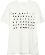John Varvatos Stars Raw Edge Graphic T-Shirt