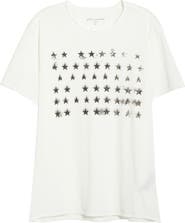 John Varvatos Stars Raw Edge Graphic T-Shirt