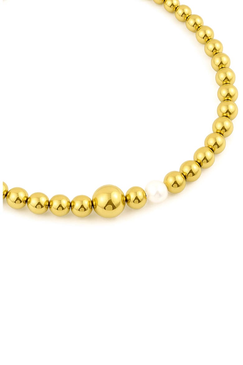 Beaded Necklace, Alternate, color, GOLD