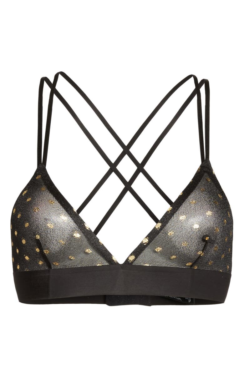 Sam Edelman Mesh Dot Bralette, Alternate, color, 