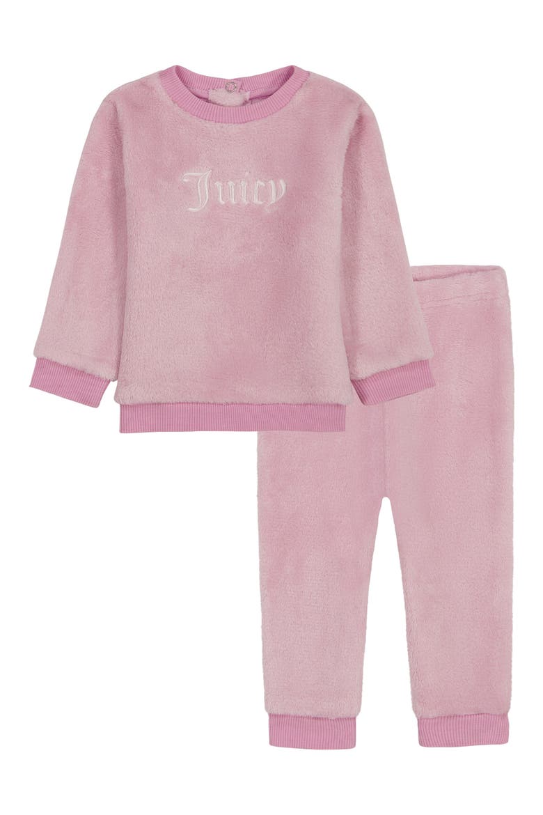 Kids' Logo High-Pile Fleece Sweatshirt & Pants Set, Main, color, PREPACK ASSORTED