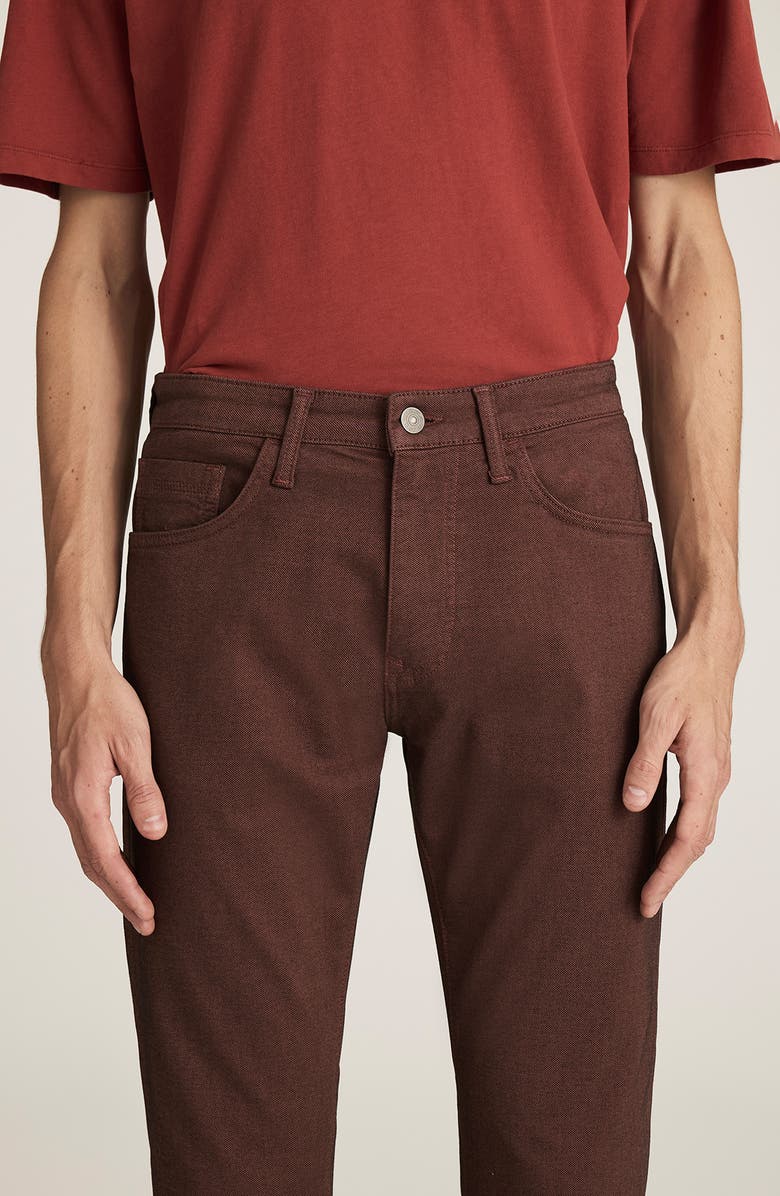 Mavi Jeans Marcus Slim Straight Leg Pants, Alternate, color, Rosewood Athletic