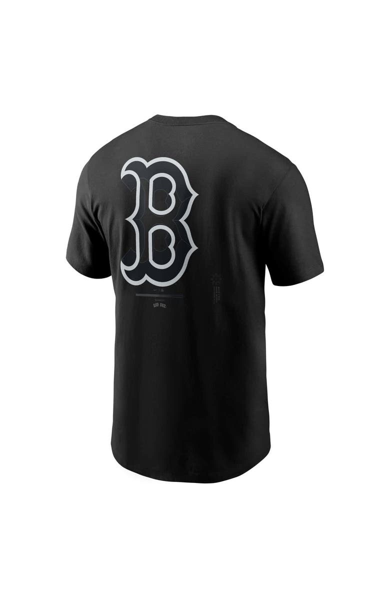 Nike Men's Nike Black Boston Red Sox Bar Loading T-Shirt, Alternate, color, Black