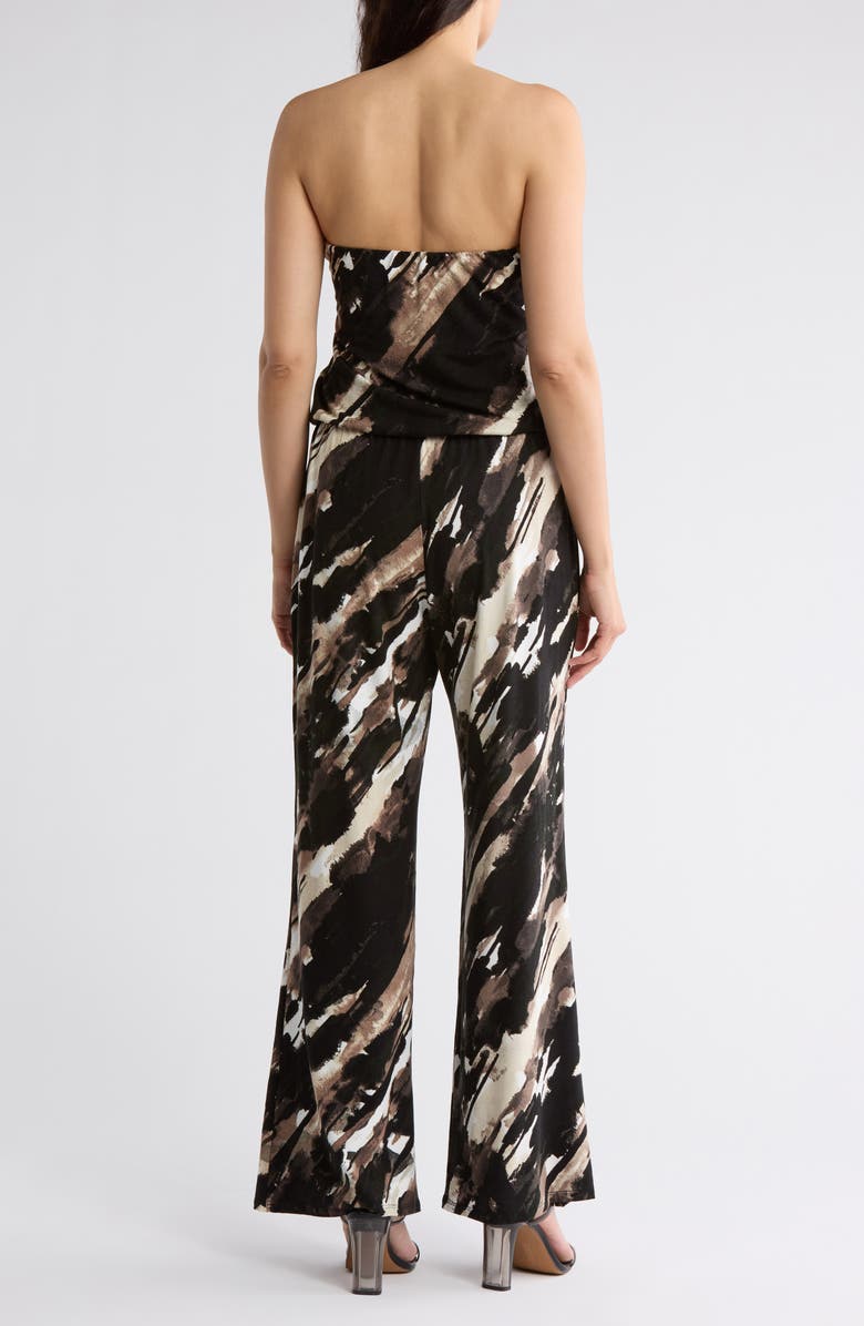 Tart Val Strapless Wide Leg Jumpsuit, Alternate, color, Bias Watercolor