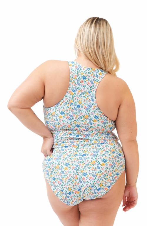 Lime Ricki Swimwear High-waist Bottom In Calico