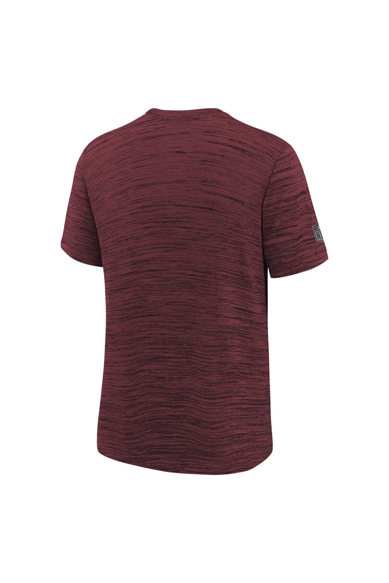 Youth Nike  Burgundy Washington Commanders Sideline Velocity Dri-FIT T-Shirt, Alternate, color, Burgundy