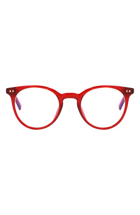 misa 49mm round sunglasses