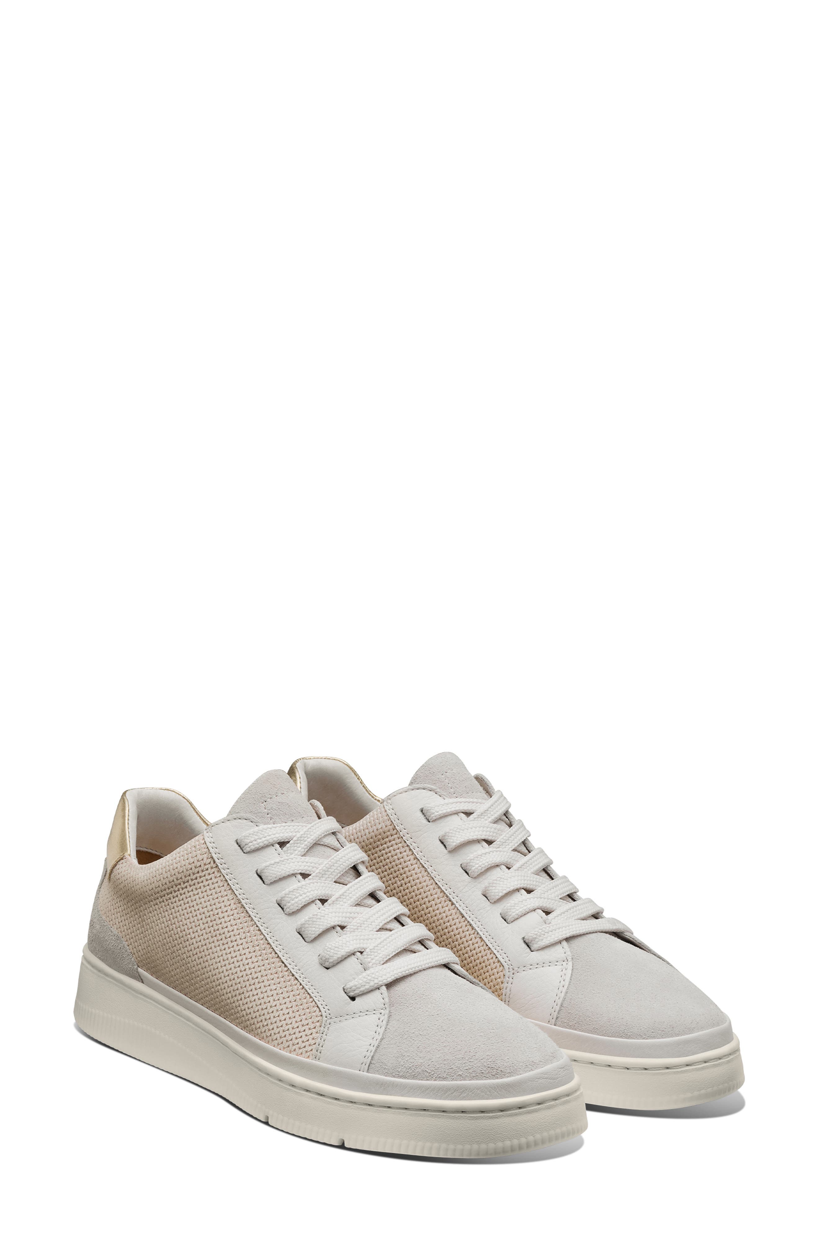 Featherlight Laguna Sport Sneaker, Alternate, color, TEXTURED PEARL LEATHER