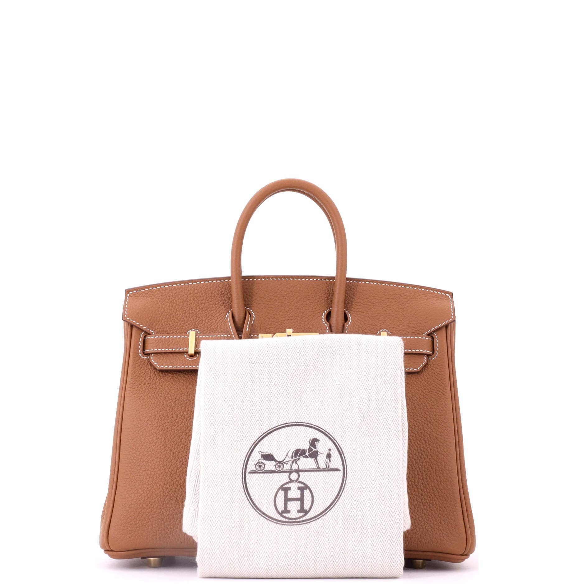 Birkin Handbag Brown Togo with Gold Hardware 25, Alternate, color, Metallic Gold