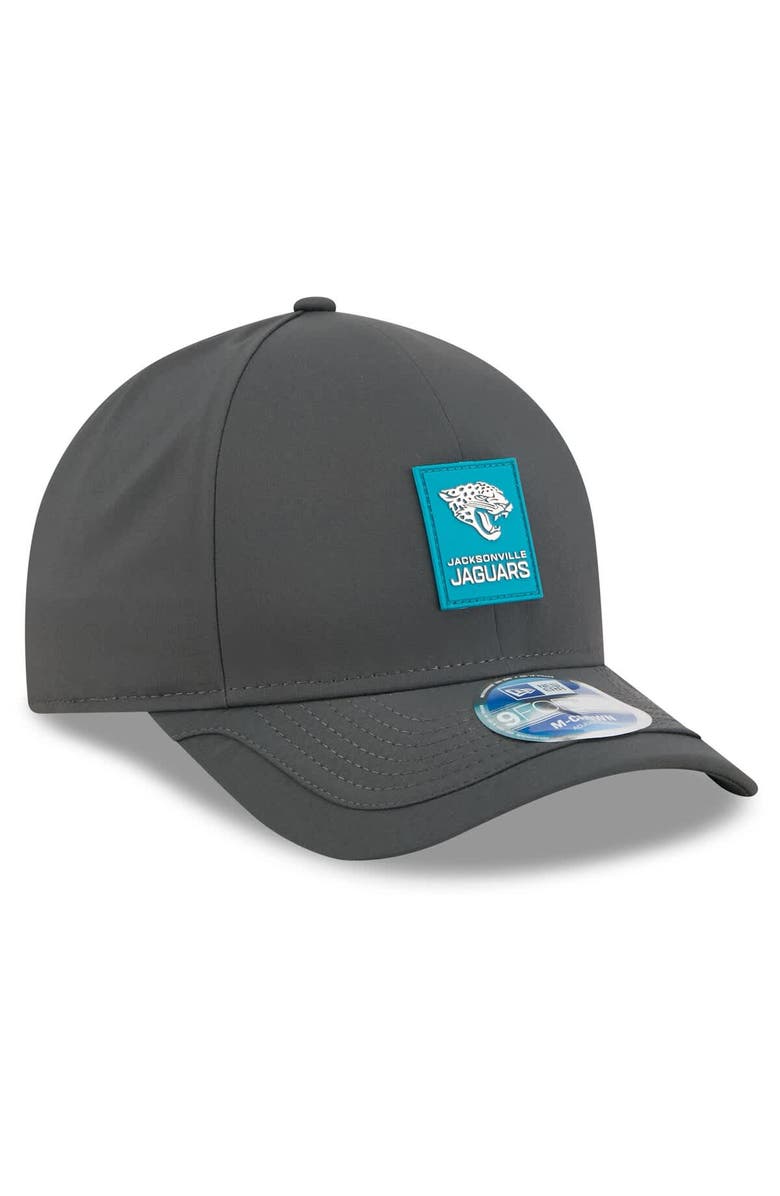 New Era Men's New Era Charcoal Jacksonville Jaguars 2025 Sideline Cold Weather 9FORTY M-Crown Adjustable Hat, Alternate, color, Charcoal