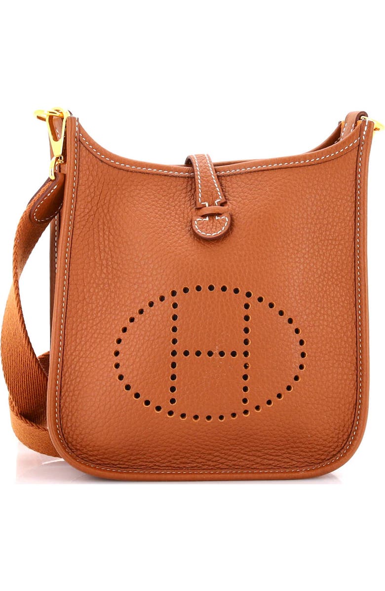 Pre-Owned Hermes Evelyne Bag Gen III Clemence TPM, Main, color, Gold