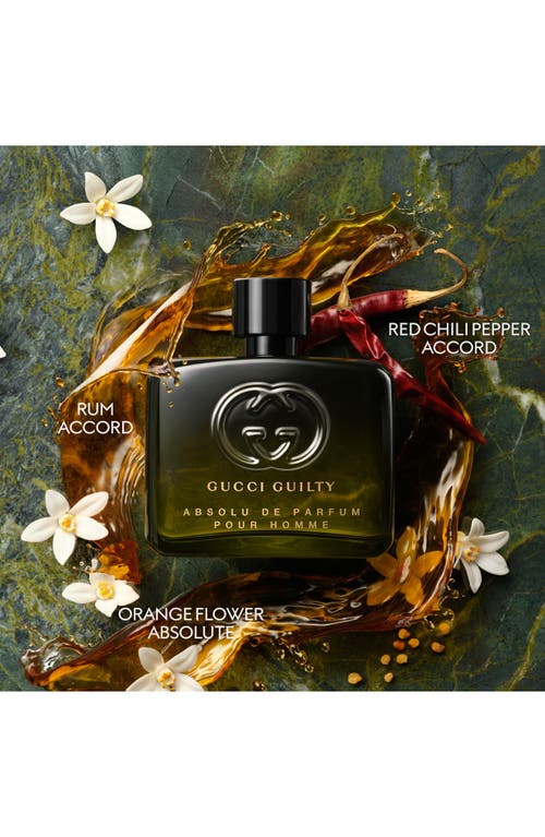 Gucci Guilty Absolu De Parfum Pour Homme In Transparent