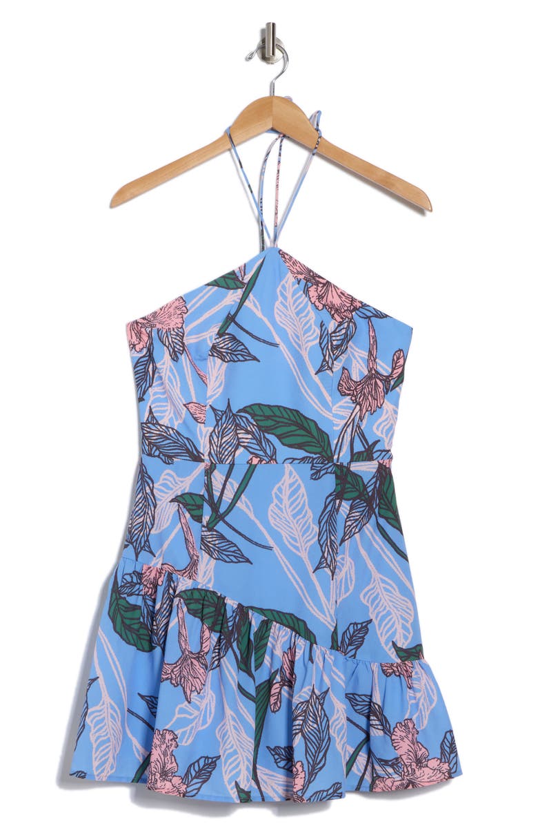 Hutch Halter Minidress, Alternate, color,