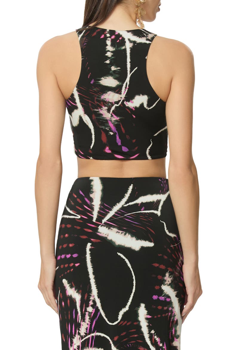 Saoirse U-Ring Crop Tank, Alternate, color, NIGHT DAISY