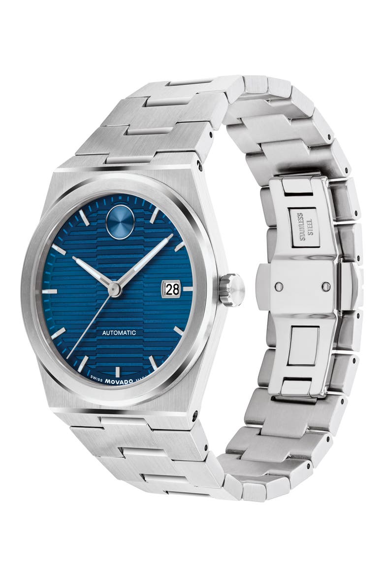 Bold Quest Bracelet Watch, 39mm, Alternate, color, BLUE