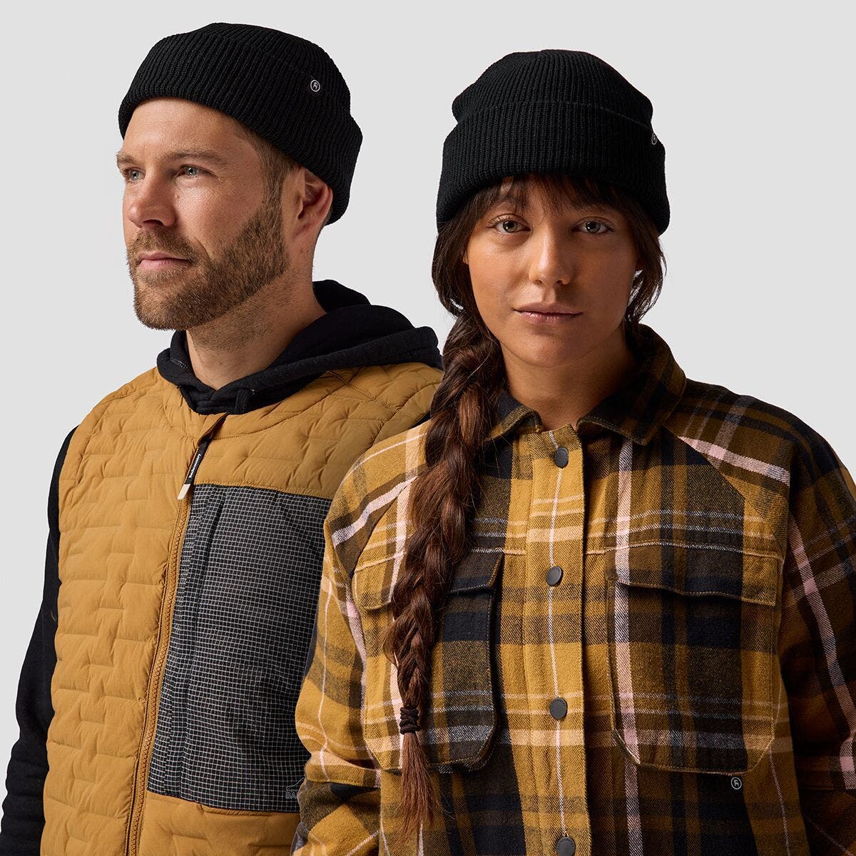 Backcountry Capra Rolled Beanie in Black 