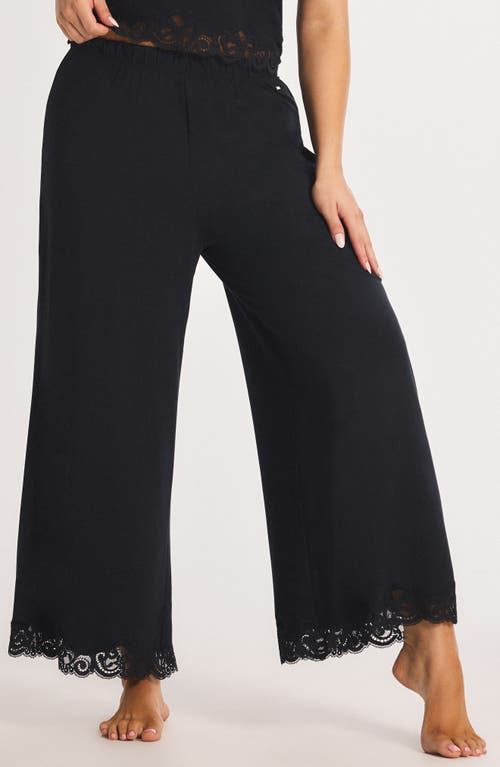 Savage X Fenty Swirly Girly Pajama Pants In Black