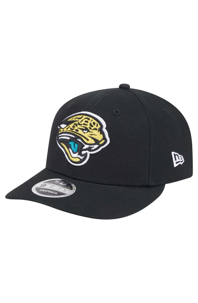 New Era Men's New Era Black Jacksonville Jaguars Main Low Profile 9FIFTY Snapback Hat, Main, color, 