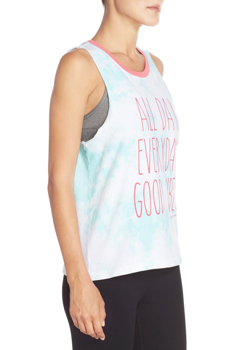 Spiritual Gangster 'Good Vibes All Day' Muscle Tee, Alternate, color, 
