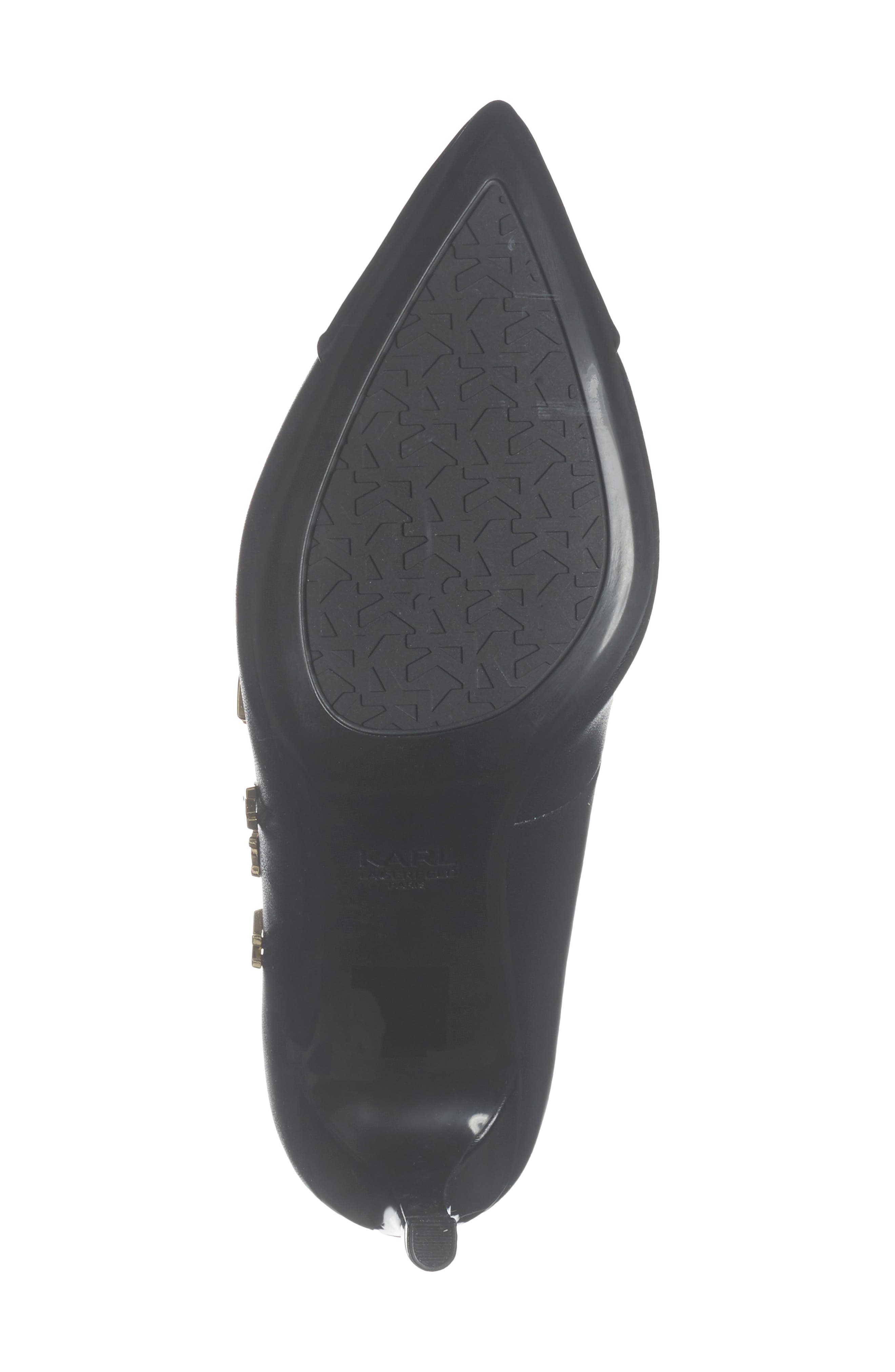 KARL LAGERFELD PARIS Gloria Pins Cap Toe Pump, Alternate, color, 