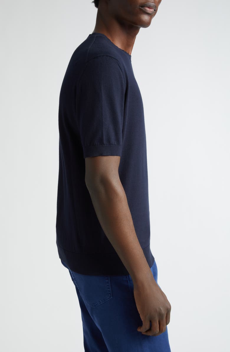 ZEGNA Premium Cotton T-Shirt, Alternate, color, Navy