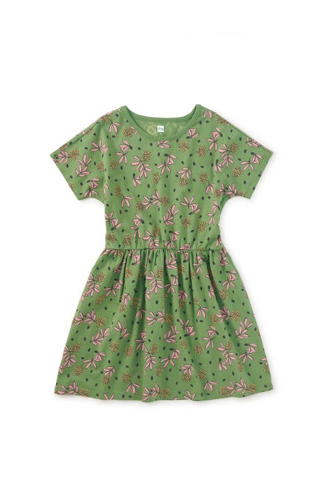 Short Sleeve Twirl Dress (Toddler, Little Kid, Big Kid)