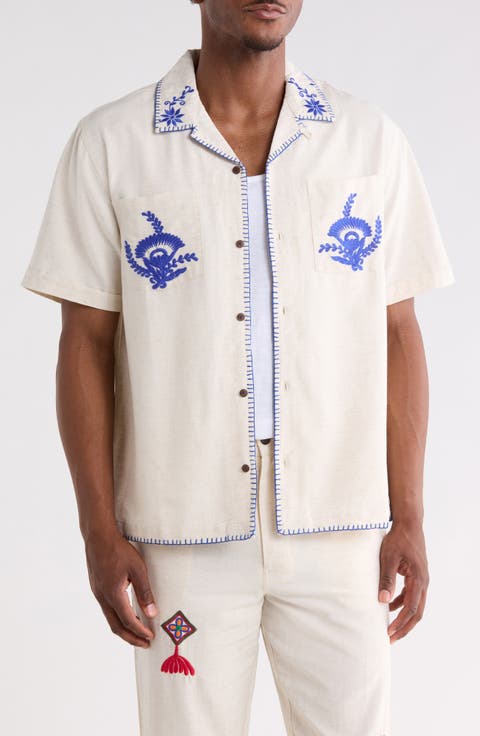 Gopal Embroidered Camp shirt